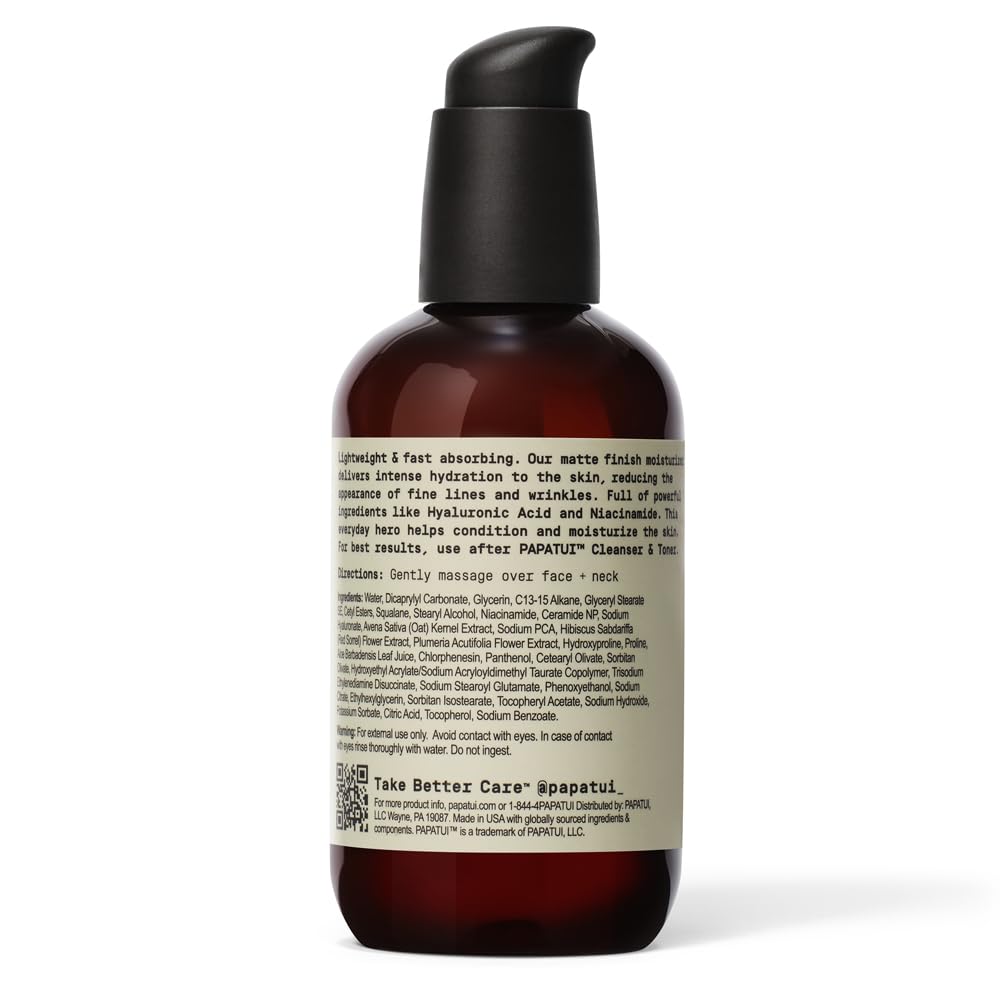 PAPATUI by Dwayne Johnson Restoring Face Moisturizer for Men 3.3 fl oz