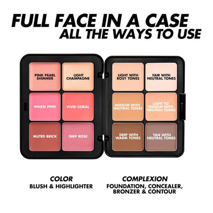HD Skin Face Essentials Palette - Harmony 1 by Make Up For Ever for Women - 0.9 oz Makeup