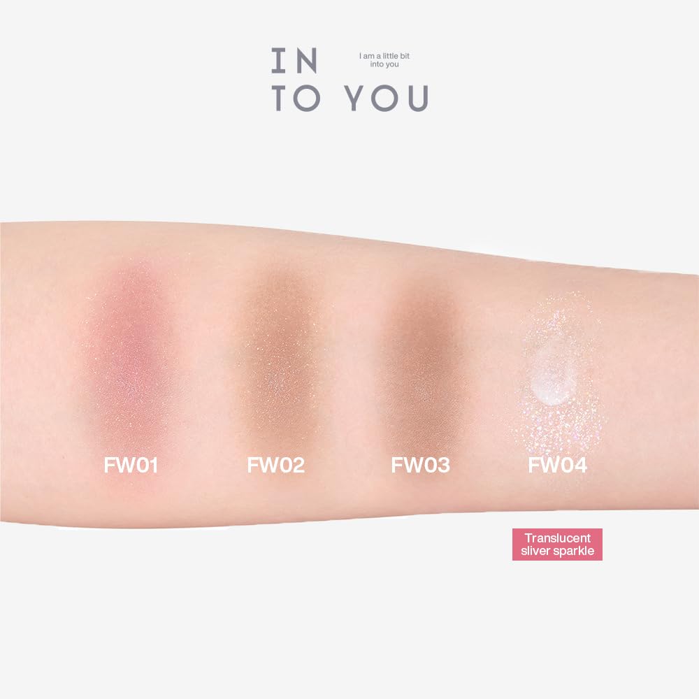 INTO YOU Fairy Wand Liquid Eyeshadow, Matte & Shimmer Eye Shadow with Silky Lightweight Formula, High-Pigment One-Swipe Color, Blendable Long-Wearing Eye Makeup, Crease-Resistant Finish, FW01