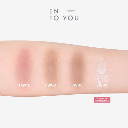 INTO YOU Fairy Wand Liquid Eyeshadow, Matte & Shimmer Eye Shadow with Silky Lightweight Formula, High-Pigment One-Swipe Color, Blendable Long-Wearing Eye Makeup, Crease-Resistant Finish, FW01