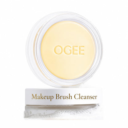 Ogee Brush Wash Bar - Gentle Makeup Brush Cleanser, Organic & Made in USA
