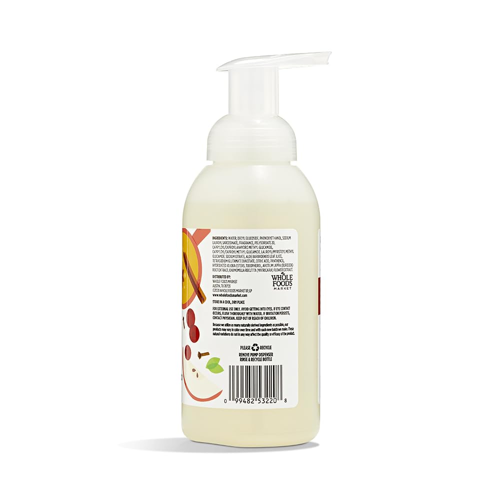 365 by Whole Foods Market, Foaming Hand Soap, Honeycrisp Cider, 12 Fl Oz