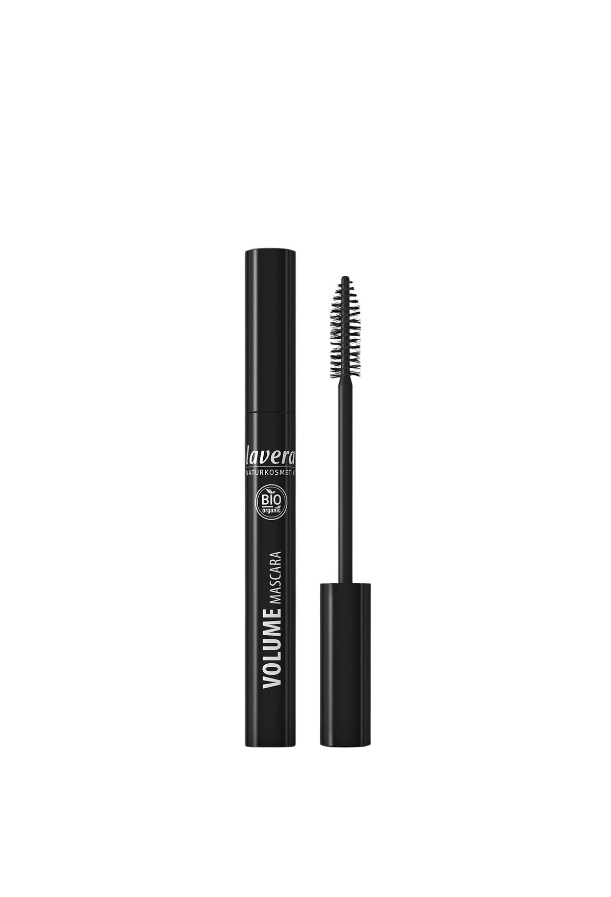 lavera Volume Mascara - Black - Voluminous Mascara with Shea Butter & Sunflower Oil for Long Lasting Results - Eye Make Up - PETA Certified - Vegan - Made in Germany - Black - 0.3 Fl Oz