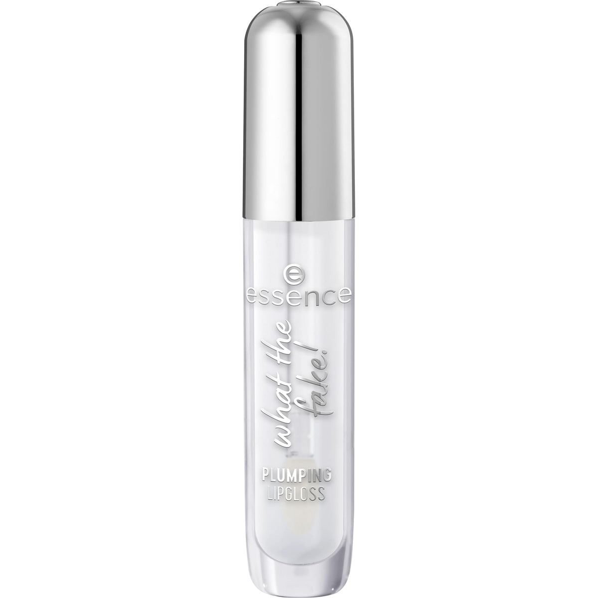 essence What The Fake! Plumping Lip Gloss, Transparent (100 | Sheer Genius)