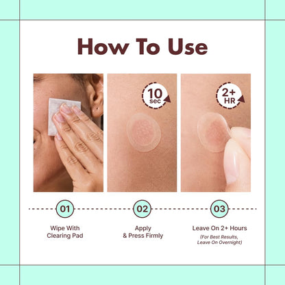 Microdart Spot Patches, Salicylic Acid, Panthenol & Niacinamide (6 Count)