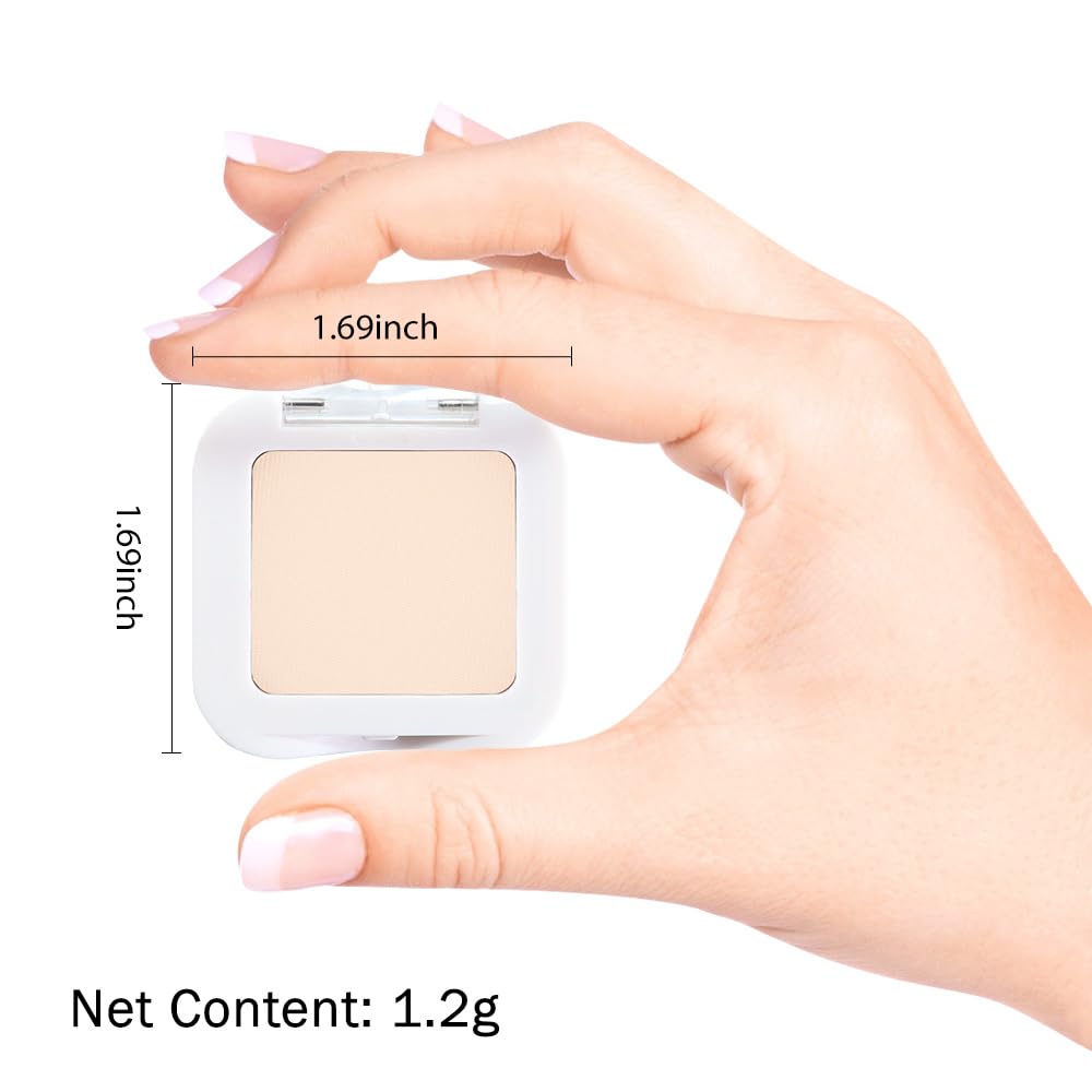 HHLTOH Neutral Nude Eyeshadow Palette, Light Beige Ivory White Matte Eye Shadow, Soft Blendable Natural Everyday Makeup for Mature Skin, Vegan & Cruelty-Free, Sombras para Ojos #11