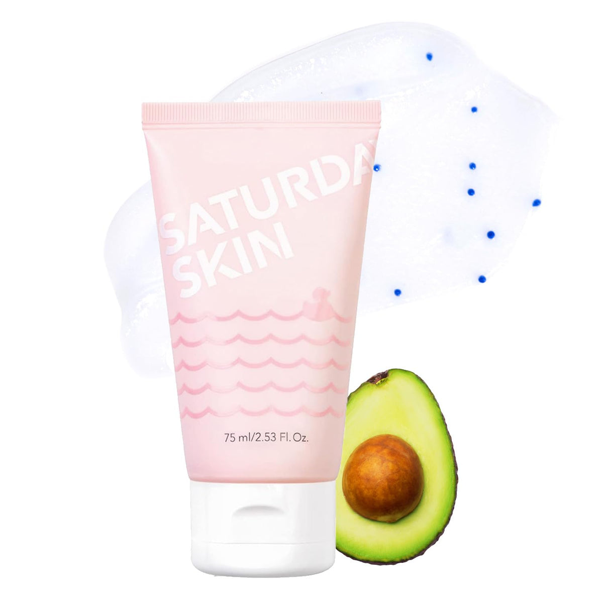 Saturday Skin Face Peeling Gel - Fruit Enzyme Exfoliating Scrub, 2.53 fl oz