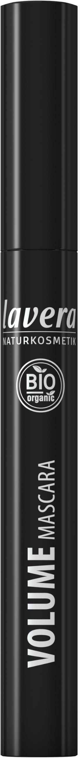 lavera Volume Mascara - Black - Voluminous Mascara with Shea Butter & Sunflower Oil for Long Lasting Results - Eye Make Up - PETA Certified - Vegan - Made in Germany - Black - 0.3 Fl Oz