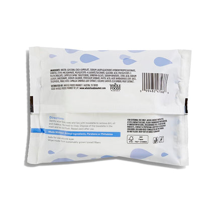 365 by Whole Foods Market, Makeup Remover Cleansing Towelettes, Fragrance Free, 30 Count