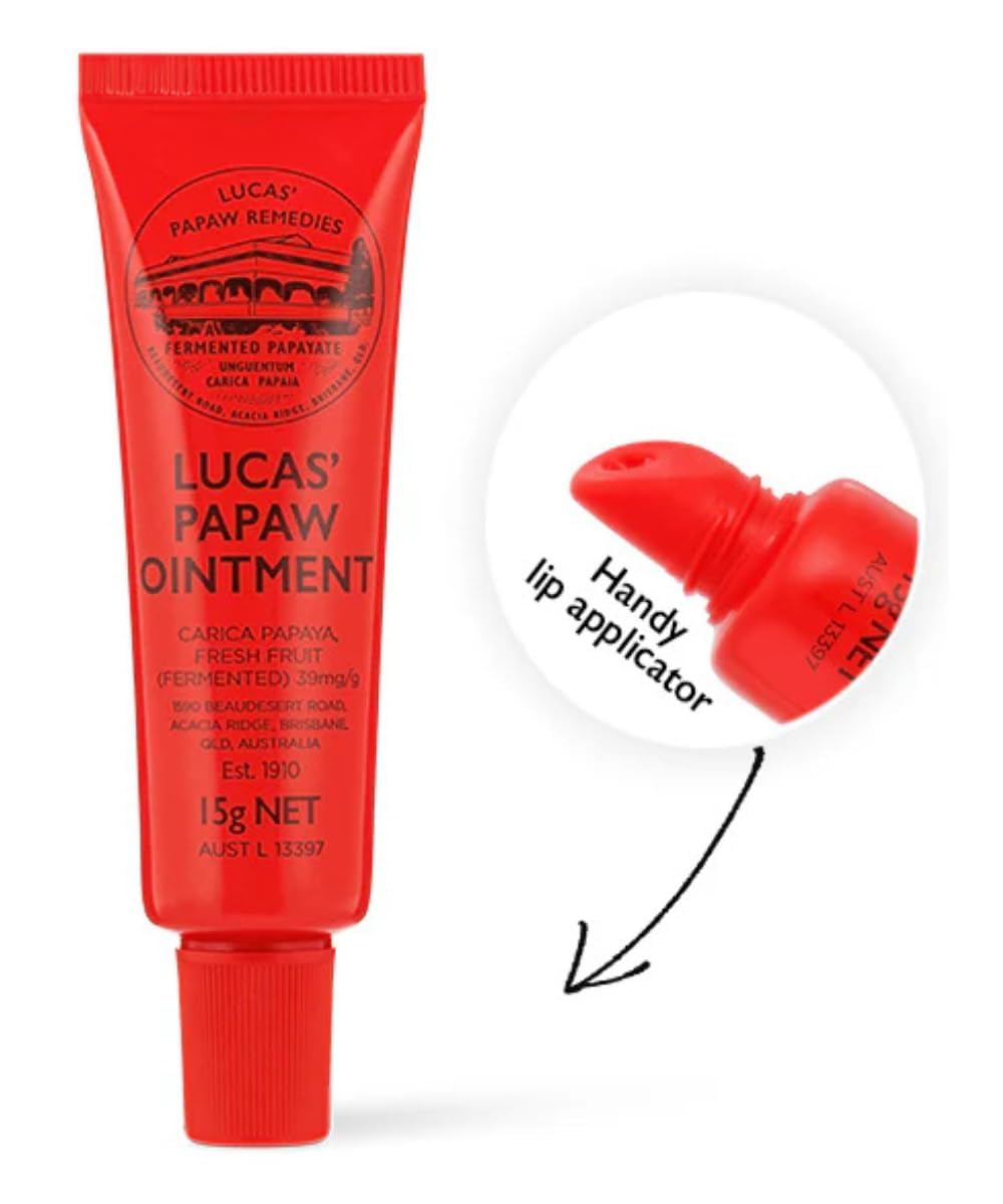 Lucas Papaw Ointment 15g Lip Applicator 2-Pack