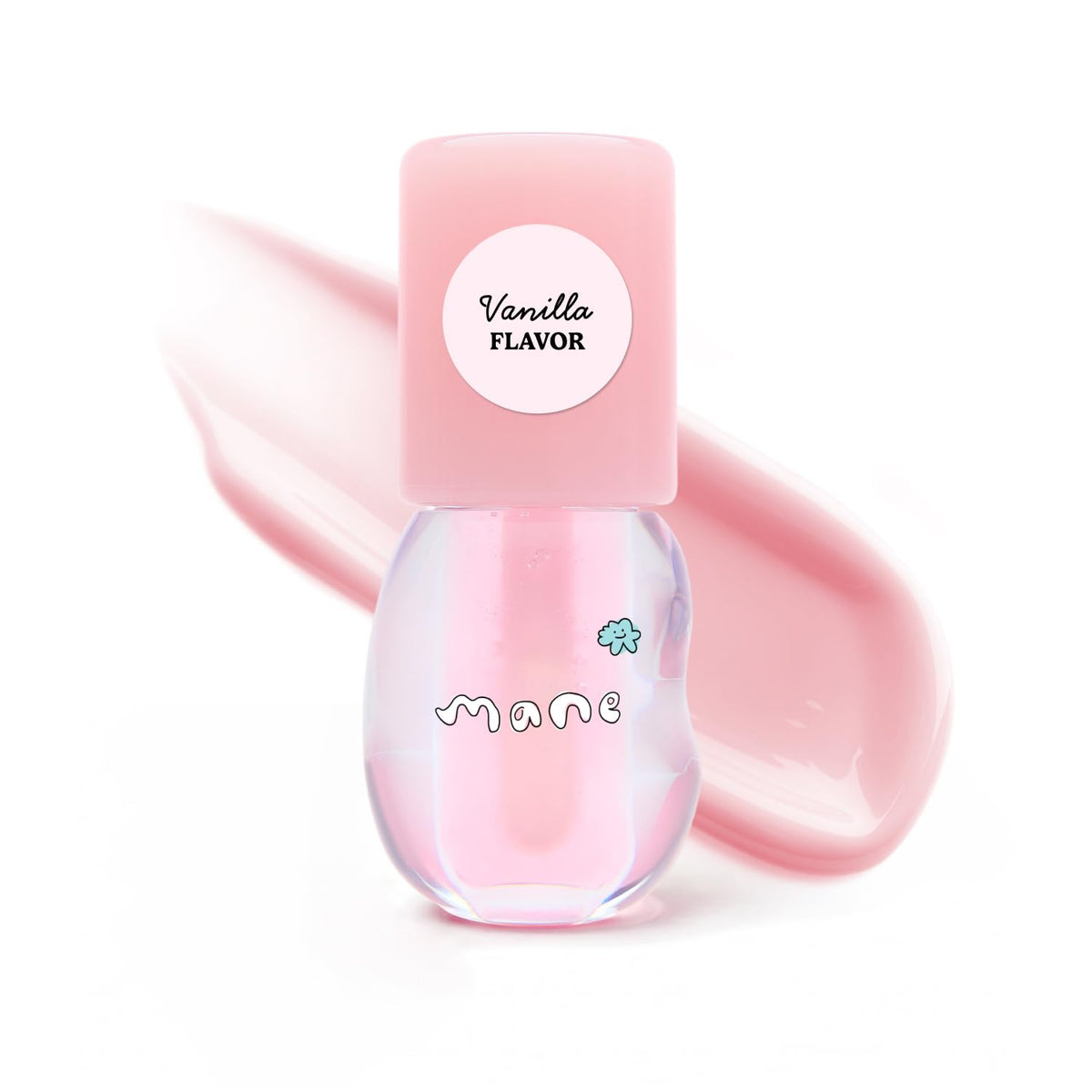 Mane Lip Gloss, Sugar Shore, Sheer Milky Pink Tint, 0.16 Fl Oz