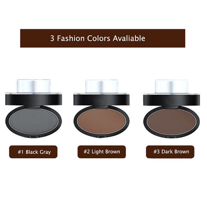 GL-Turelifes Eyebrow Stamp Powder Perfect Eyebrow Power Seal Nature Brow Stamp Makeup Tool Delicate Eyebrow Shape for Professional and beginner (#5 Light Brown)
