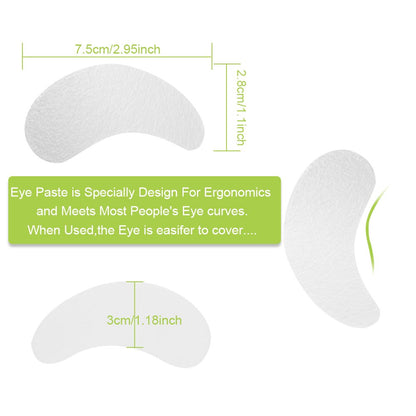 Qleng Eye Pads for Lash Extensions, 110 Pairs Under Eye Gel Patches
