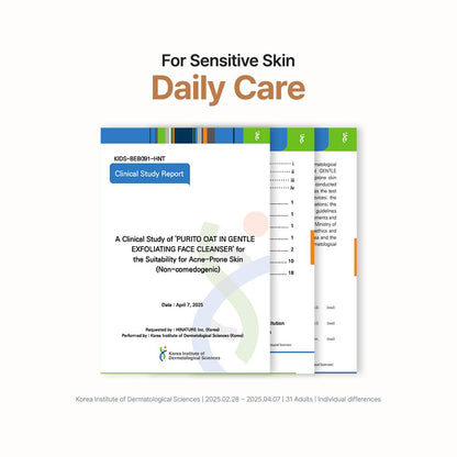 PURITO Oat Exfoliating Cleanser for Sensitive Skin, 5.07 fl.oz