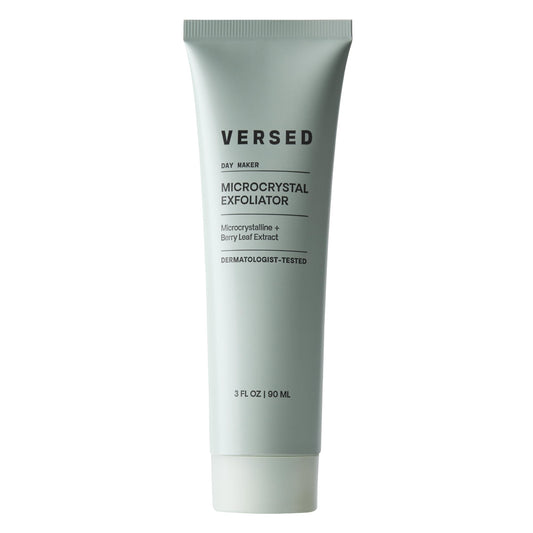 VERSED Day Maker Microcrystal Exfoliator | Creamy Buffing Cleanser, 3 Oz