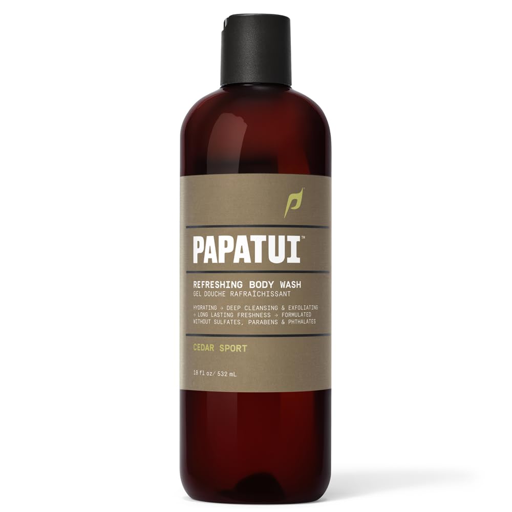 PAPATUI by Dwayne Johnson Refreshing Body Wash Cedar Sport 18 fl oz