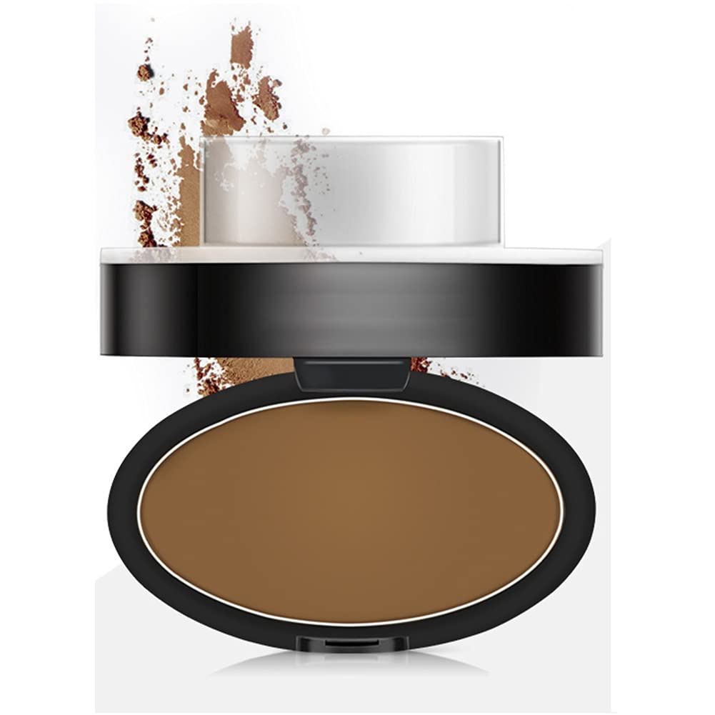 GL-Turelifes Eyebrow Stamp Powder Perfect Eyebrow Power Seal Nature Brow Stamp Makeup Tool Delicate Eyebrow Shape for Professional and beginner (#5 Light Brown)