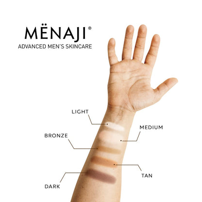 MËNAJI Anti-Shine Powder (HDPV) - Anti-Shine Face Make-Up for Men - Natural Looking Makeup - Mens Cosmetics - Medium