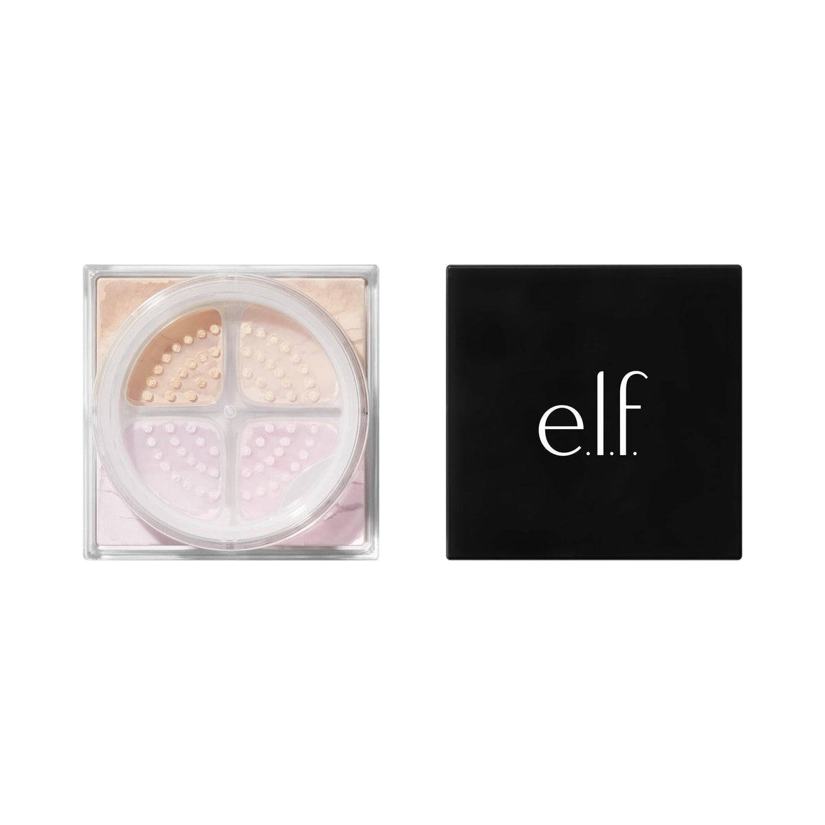 e.l.f. Set it Bright Powder Quad, Light-Medium