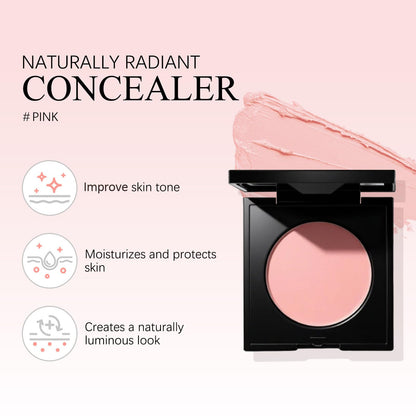 Luminance Under Eye Concealer, Pink Under Concealer, Waterproof, Covers Dark Circles, Moisturizing and Blending, Peach-Colored Eye Cream, Effectively Covers Dark Circles