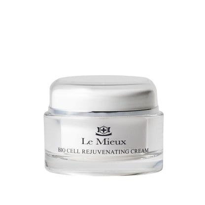 Le Mieux Bio Cell Rejuvenating Cream - Triple Peptide Facial Moisturizer with Hyaluronic Acid, Squalane & Rose Hip, Night & Day Cream for Face & Neck, No Parabens or Sulfates (1.75 oz / 52 ml)