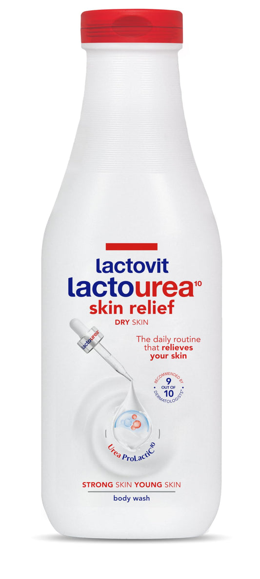 Lactovit | Lactourea Body Wash, Dry Skin| Hydrating Shower Gel | 600 ml