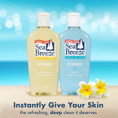 Seabreeze Deep Cleaning Facial Astringent for Sensitive Skin, 10 Fluid Ounce (Pack of 3) (SE03052WM)