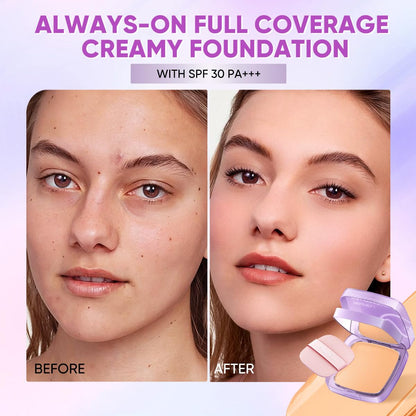 MINIMELI Full Coverage Creamy Foundation Waterproof with SPF 30
