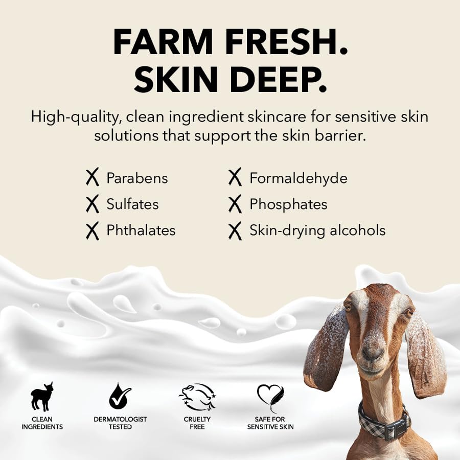 Dionis Goat Milk Jumbo Lip Balm for Dry Chapped Lips, Vanilla Bean, 3 Pack
