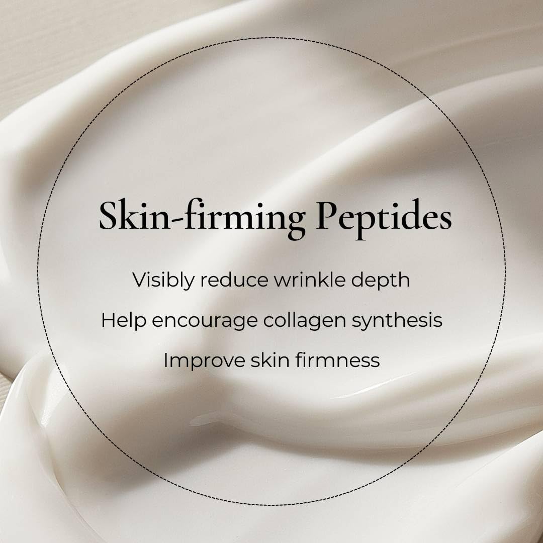 Le Mieux Bio Cell Rejuvenating Cream - Triple Peptide Facial Moisturizer with Hyaluronic Acid, Squalane & Rose Hip, Night & Day Cream for Face & Neck, No Parabens or Sulfates (1.75 oz / 52 ml)