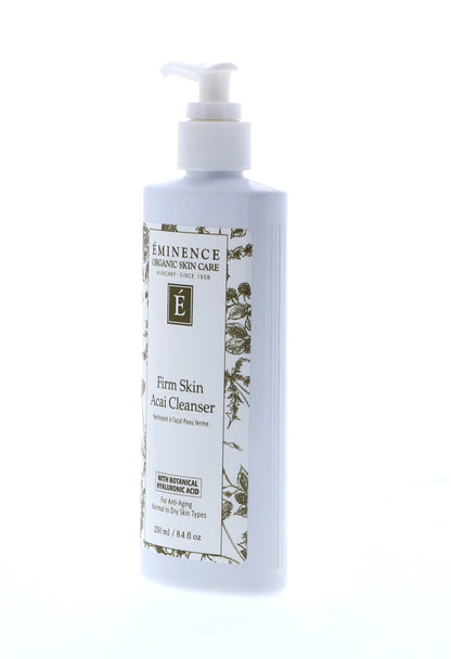 Eminence Organic Skincare Firm Skin Acai Cleanser with Hyaluronic Acid, 8.4 Ounce