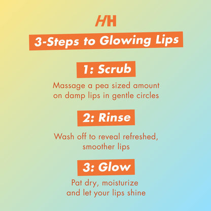 Handmade Heroes Turmeric Lip Scrub with Vitamin C 1oz