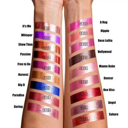 Nude Metallic Lipstick and Lip Liner Combo Glitter Lipsticks for Women