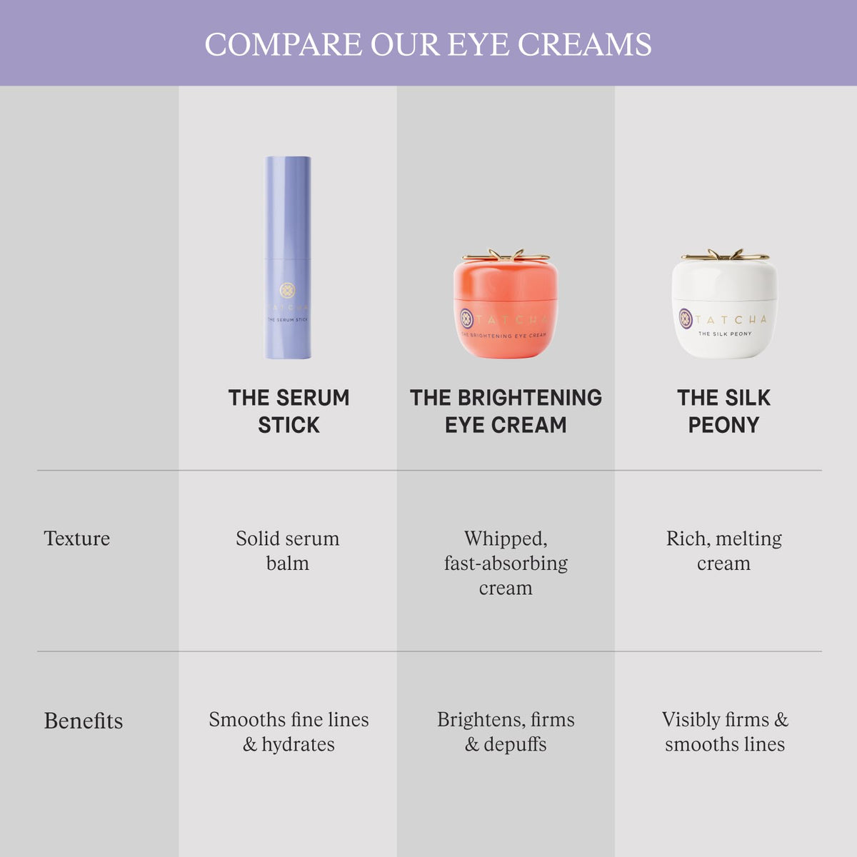TATCHA The Serum Stick, Squalane Treatment & Touch-Up Balm