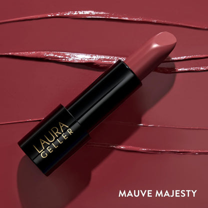 LAURA GELLER NEW YORK Modern Classic Cream Lipstick, Mauve Majesty