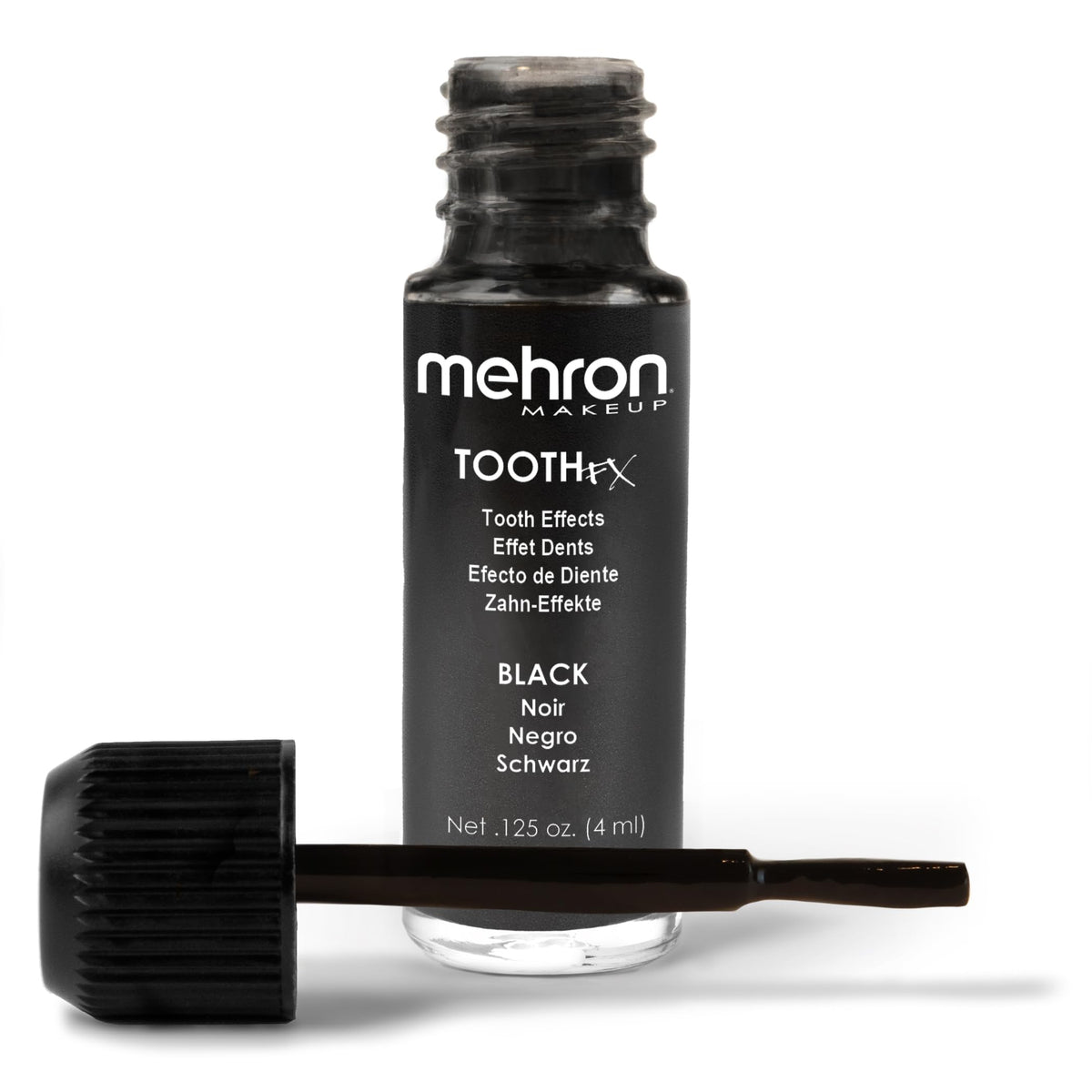 Mehron Makeup Tooth FX - BLACK, Temporary Special FX Tooth Paint