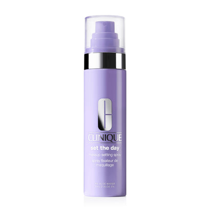 Clinique Set The Day Makeup Setting Spray With Aloe Water + Antioxidants | Sets Makeup All Day | Soothing + Hydrating Face Mist | Alcohol-Free + Suitable For Sensitive Skin, 3.3 Fl Oz