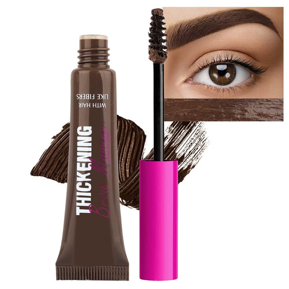 Tinted Eyebrow Gel, Thickening Brow Glue Mascara for Fuller Brows,Espresso