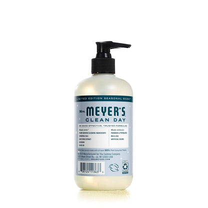 MRS. MEYER'S CLEAN DAY Hand Soap, Snowdrop Scent, 12.5 Fl Oz Bottle