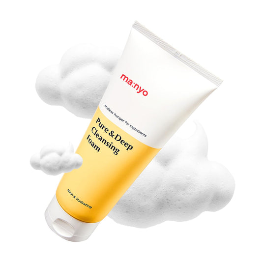 MANYO Pure & Deep Cleansing Foam, Blackhead & Pore Face Wash, 6.7 fl oz