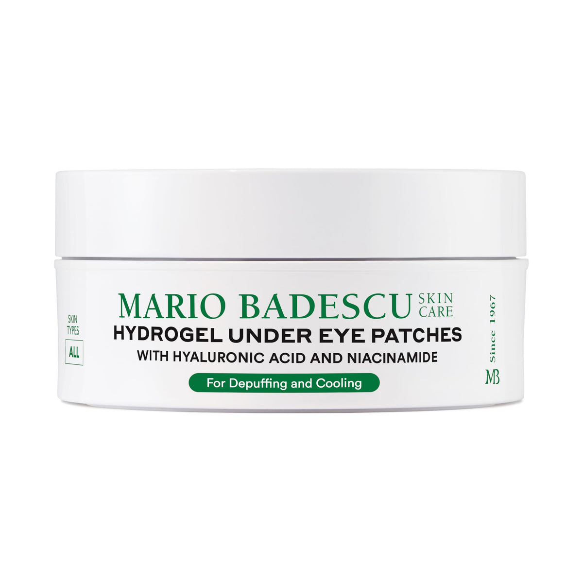 Mario Badescu Hydrogel Under Eye Patches (30 Pairs) – Hydrating Eye Masks for Puffy Eyes, Dark Circles, Fine Lines, with Hyaluronic Acid & Niacinamide, Soothing & Plumping