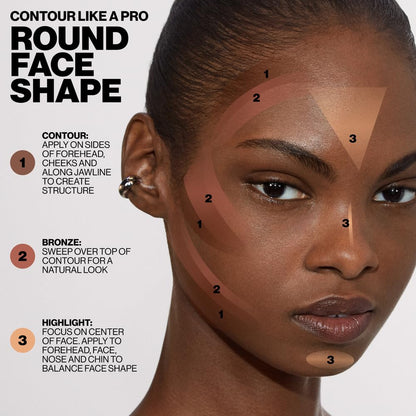 Smashbox Step-By-Step Contour Palette | Sculpt + Glow All-In-One Contour Kit with Blendable + Buildable Formulas, Light/Medium, 0.3 Ounce