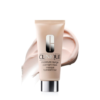 Clinique Moisture Surge Oil Free Overnight Face Mask With Aloe Vera For All Skin Types | Hydrating + Plumping Face Mask Skin Care | After Sun Hydration, 3.4 Fl Oz