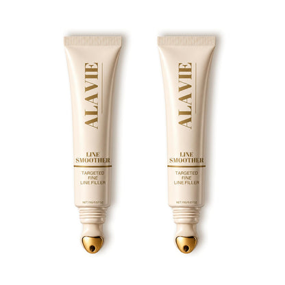 Line Smoother Fine Line Blurring Primer with Vitamin C Niacinamide & Hyaluronic Acid, Instant Line Smoothing Makeup Base for Fine Lines, Pores & Uneven Texture, Lightweight Twist-Up Design（2pcs）