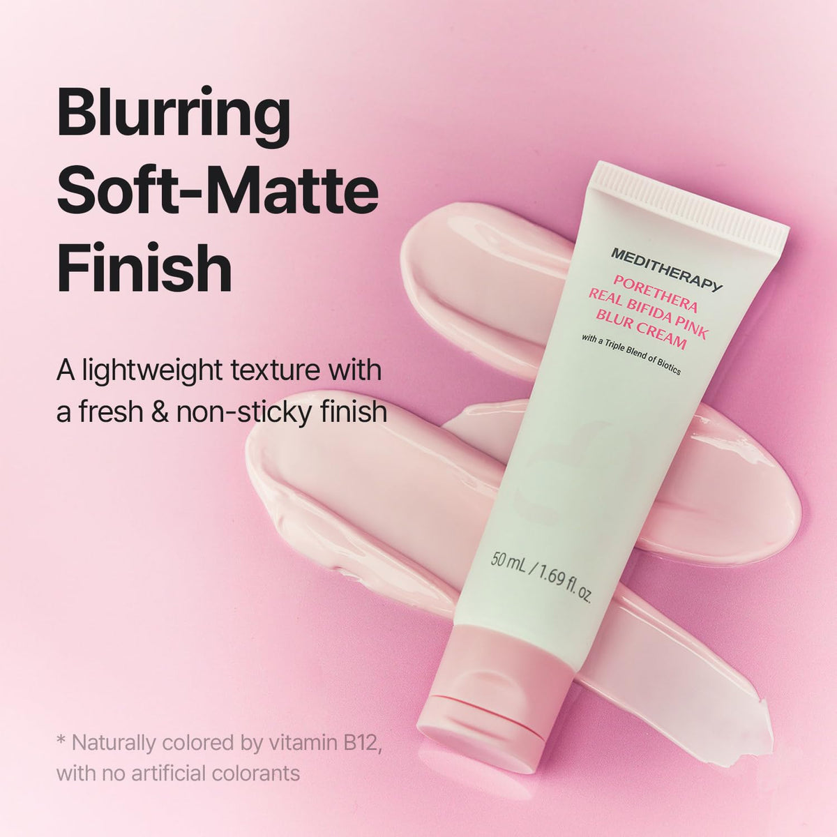 MEDITHERAPY Probiotics Pink Blur Long-Lasting Prime, Oil Control 1.69 fl.oz
