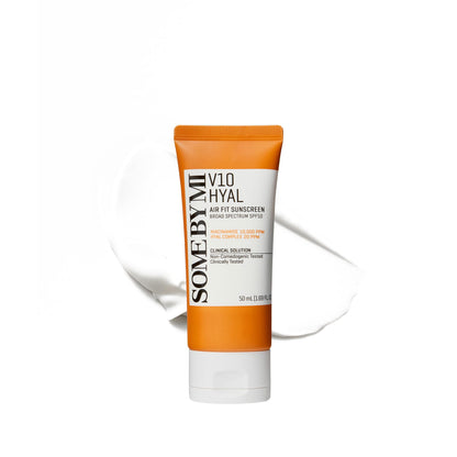 SOME BY MI V10 Hyal Air Fit Sunscreen SPF 50 – 1.69oz, 50ml – Korean Centella Sunscreen for Face with UV Protection – Non-Greasy, No White Cast, No Eye Irritation for Sensitive Skin – Korean Skin Care