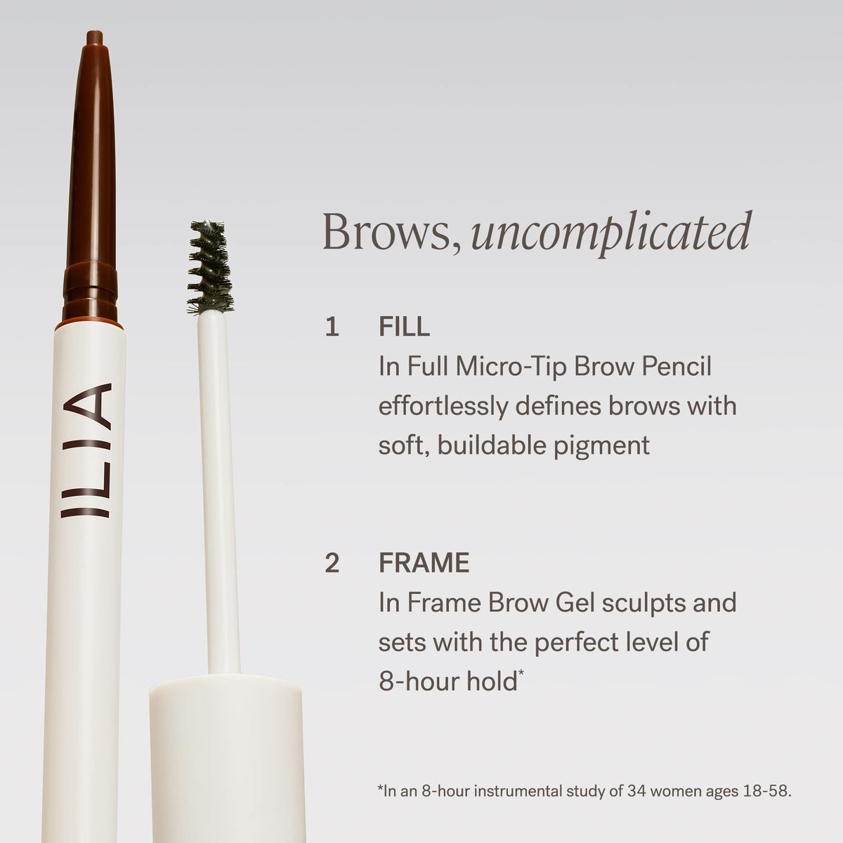 ILIA - In Full Micro-Tip Brow Pencil (Taupe)