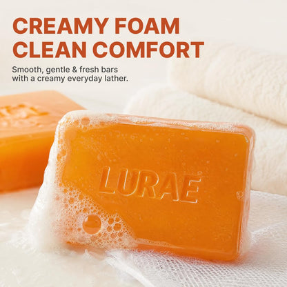Lurae Persimmon Soap for Old People Smell, Body Odor Eliminator Bar, 2 Pack