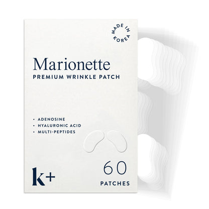 KPLUS k+ Korean Marionette Patches for Smile Lines & Nasolabial Folds, 60ct