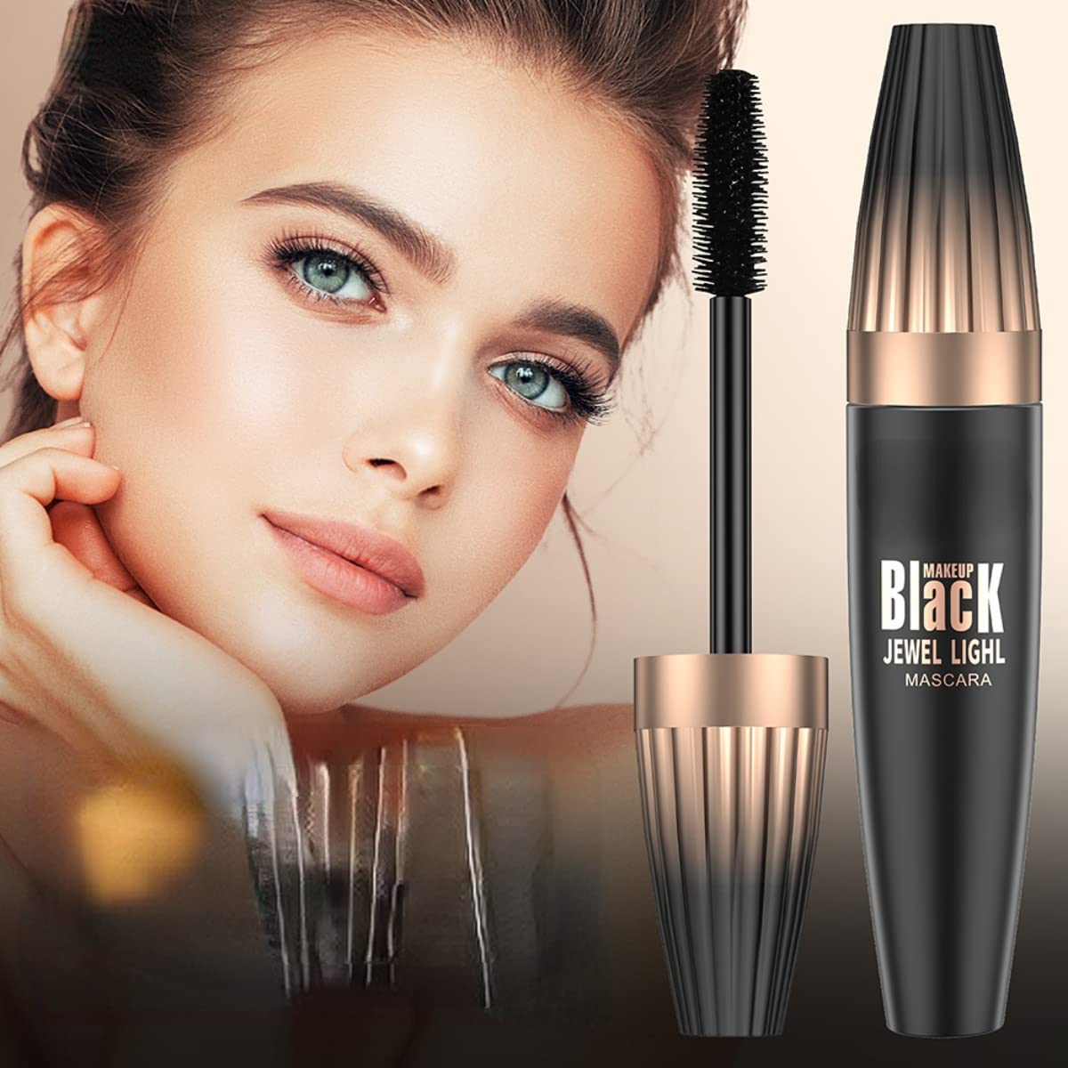 WOWCMy Amazing Lashes Mascara, 4D Silk Mascara For Older Women 60 Plus